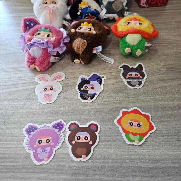 Lot of 6 Migos Troublemaker Vinyl Plush Pendants Bunny Dark Heart Wolf Chomper - Picture 2 of 4